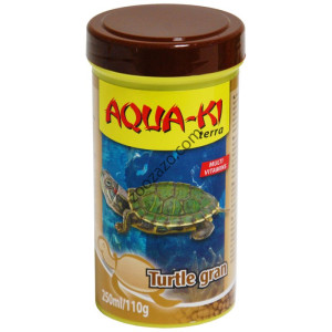 Пълноценна храна под формата на плаващи гранули, 250 мл. - Aqua-Ki Turtle Gran